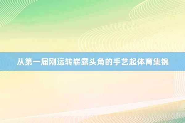 从第一届刚运转崭露头角的手艺起体育集锦